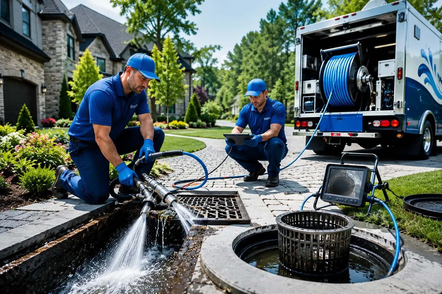 Local outdoor drain cleaning professionals in Edwardsport, IN