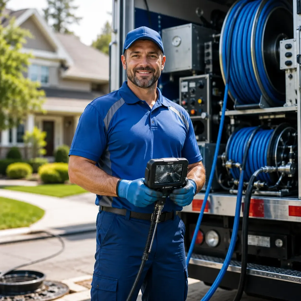 Local outdoor drain cleaning specialists in Edwardsport, IN